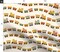 Boho Baby Trains Retro Warm Colors Nursery Toy Train Kids Toddlers Custom Printed Fabric by Spoonflower Various Fabrics by the Yard or Fat Quarter